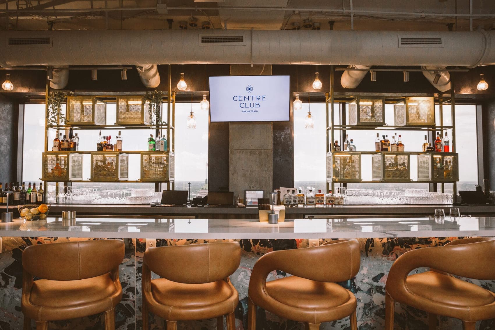 The bar at Centre Club